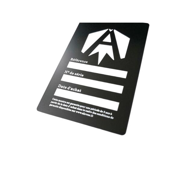 Пропуск VIP черного членского билета Matt изготовленный на заказ стальной отрезал вне логотип