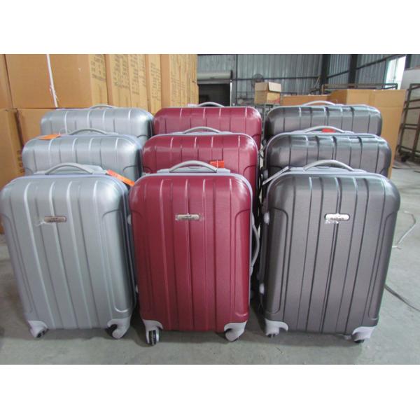 Colored Waterproof Luggage Set 4 Wheels ABS Hard Shell With Combination Lock