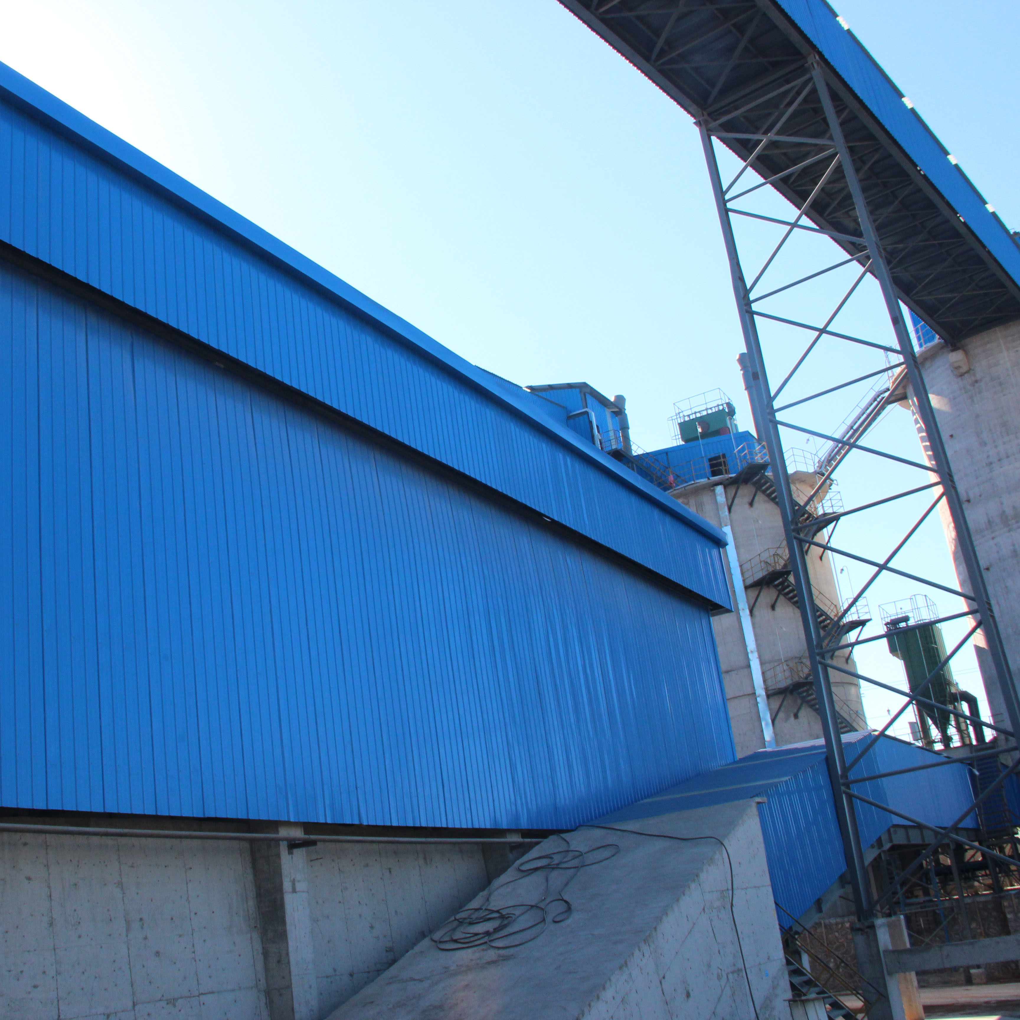 Здание Rockwool структуры крыши склада Q235B Prefab стальное