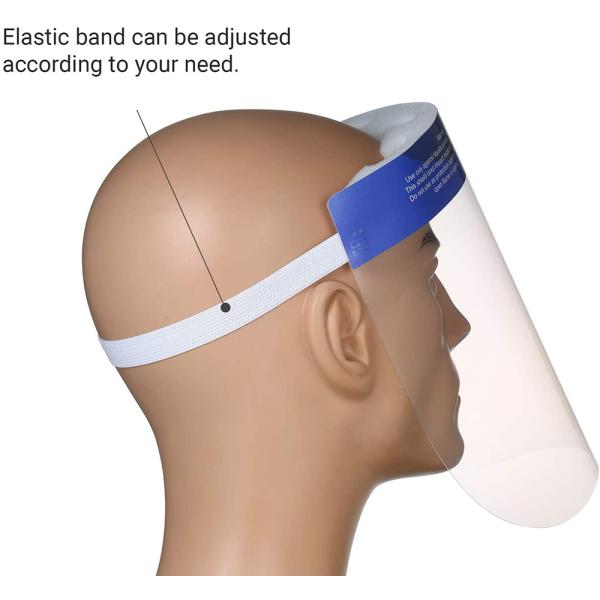 Non Wearing Pressure Plastic Face Shield , Chemical Resistant Face Shield Safe