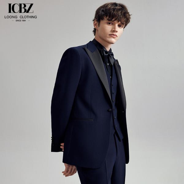 TR ткань на заказ мужской костюм стройный фит бизнес неформальное формальное платье для свадебного платья