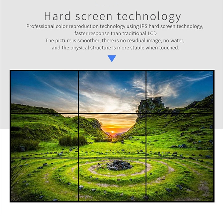 Безшовный Мульти-экран настенного дисплея 3x3 LCD видео- рекламируя видео- стену