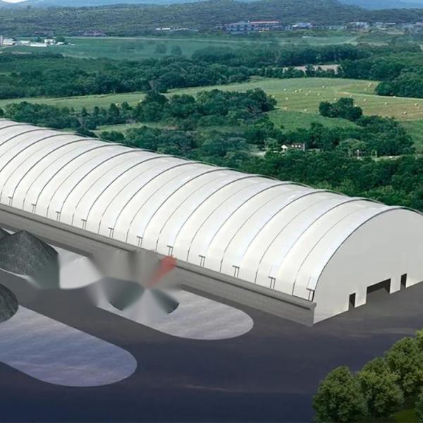 Структура мембраны напряжения Q235 строя крышу PU 0.6mm водоустойчивую