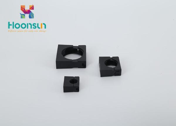 AD25 Black / Grey Plastic Hose Clamps Corrugated Type For Flexible Pipe