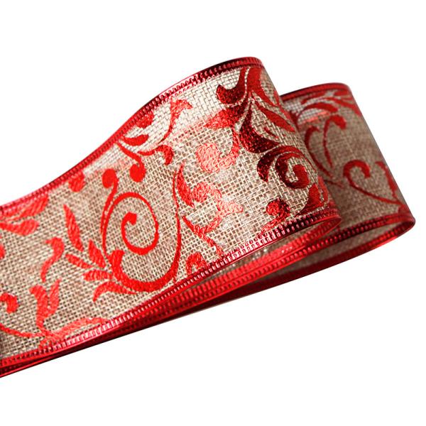 63mm Wide Christmas Decorated Ribbon Perfect for Gift Wrapping Occasion Christmas