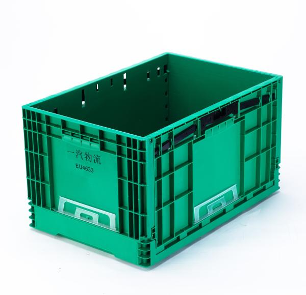 EU Shipping Crate Foldable Solid Box for Warehouse Plastic Moving Container Industry