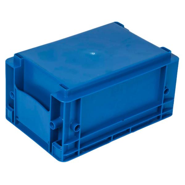 VDA Standard R-KLT Plastic Tote Box, 300x200x147mm Blue Automotive Logistics Container
