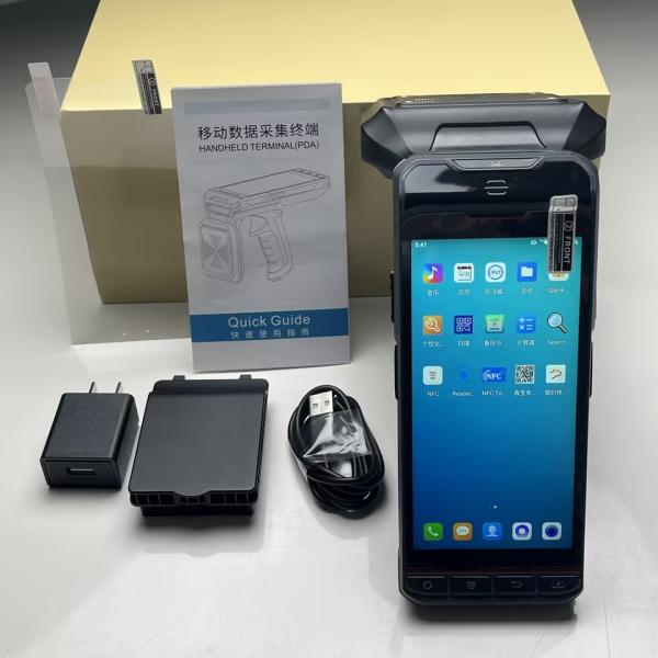 64 Bit 2.0GHz Portable UHF RFID Reader Industrial RFID Mobile Reader Waterproof