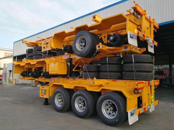 CIMC Vehicle Quality Products 3 Axle Skeleton Semi-trailer