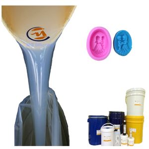 Просвечивающий жидкостный силикон силиконовой резины RTV2 лечения платины для прессформы свечи мыла