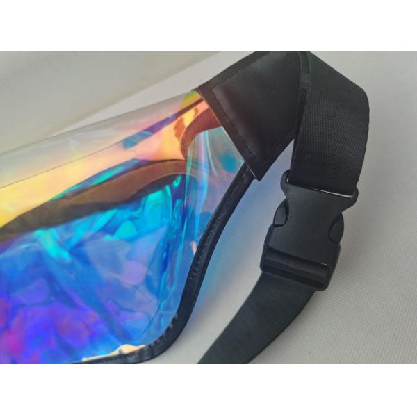 Transparent PVC Bum Bag Fashion Reflective Waist Bags Holographic Laser Fanny Pack