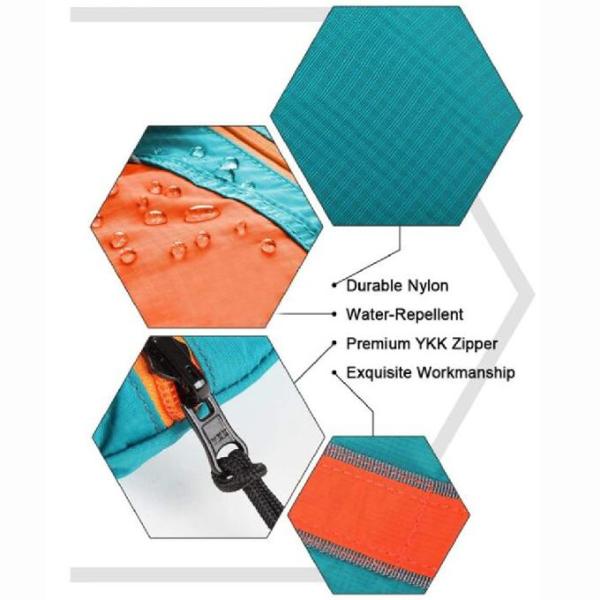 Tear Resistant Lightweight Multipurpose Foldable Womens Travel Tote Duffle Bag