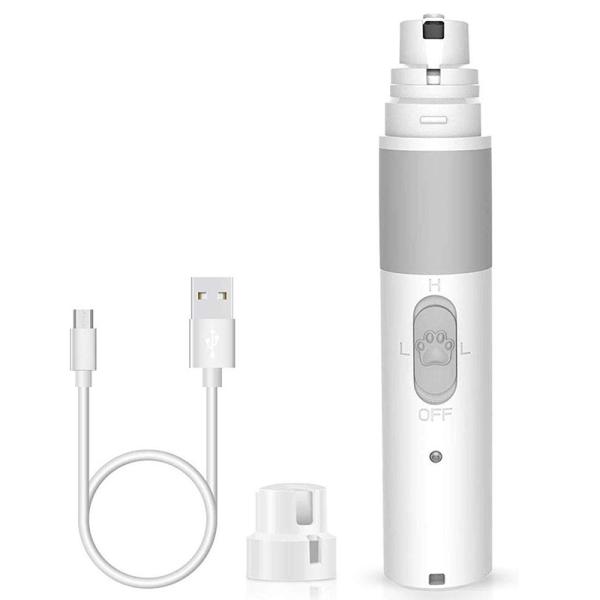 Clipper de uñas automático para gatos silencioso con carga USB Trimmer de patas para animales pequeños