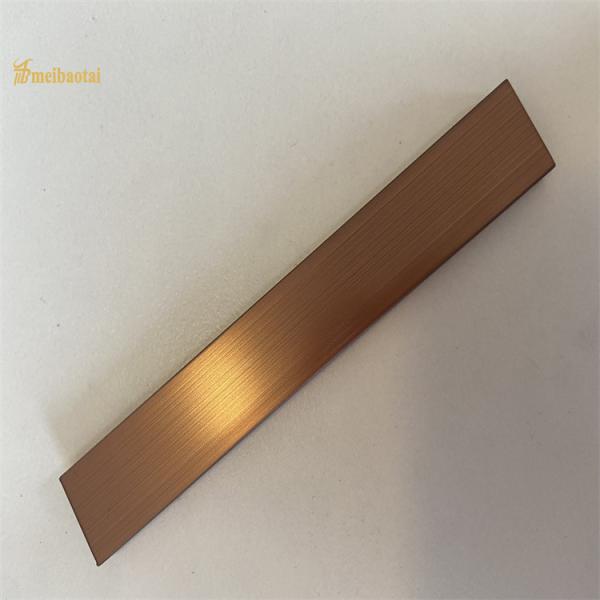 Античный бронзируйте/угол стены латунной отделки нержавеющей стали u декоративный