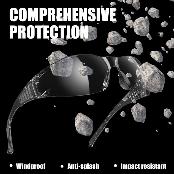 Safety Entes De Seguridad Alta Calidad Ansi Z87 Industrial Protective Cool Anti Fog Eye Glasses Protection Safety Glass for Men