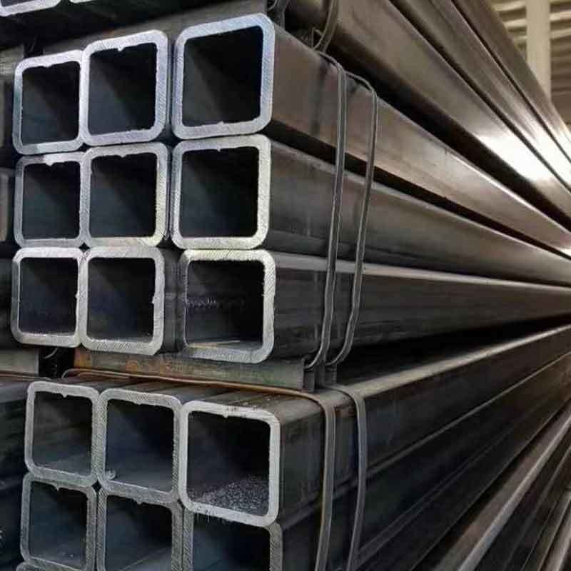 Square ERW 65x65 10 x 10 Carbon Steel Tube with Holes 80 x 80 Certified by ISO9001