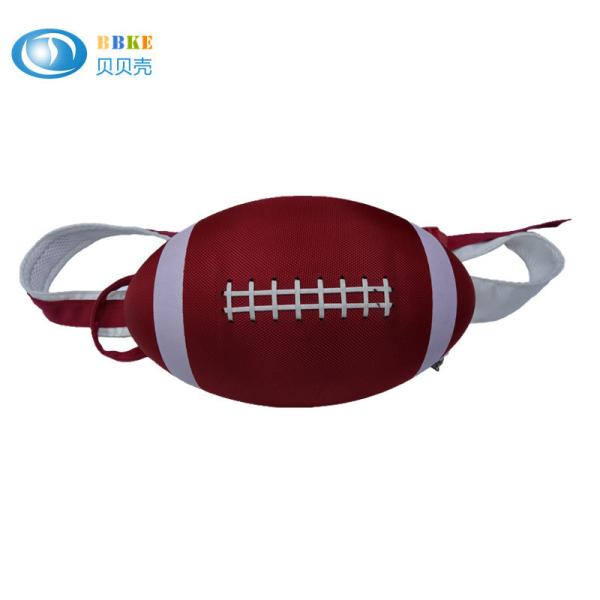Red Customized Rugby Sports Eva Bag / American Football Bag Waterproof