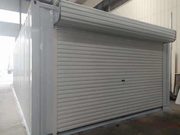 Earthquake Resistance Prefabricated Steel Garage , Easy Installation Metal Car Garage