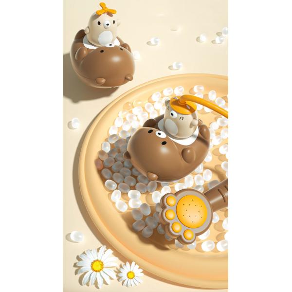 Water Spray Toy for Kindergarteners Hugging Baby Bear Shower in Electric Bathroom