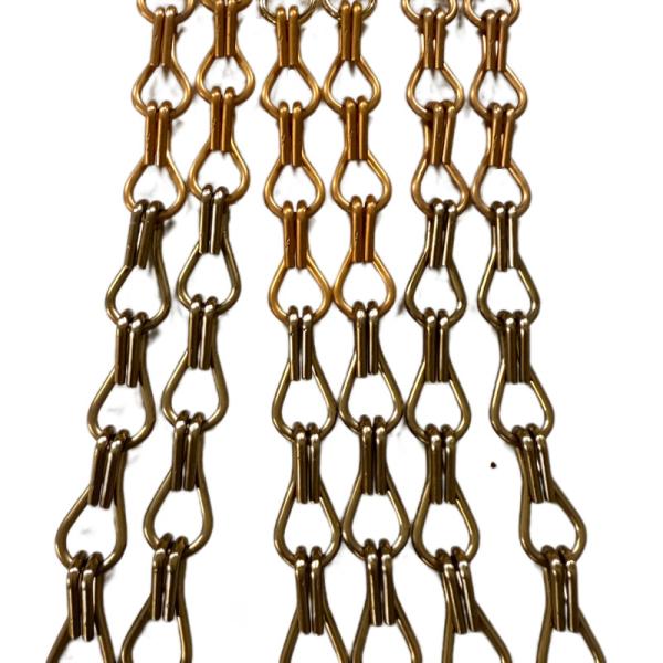 Standard Size 12mm*24mm Aluminum Chain Link Curtain High Durability