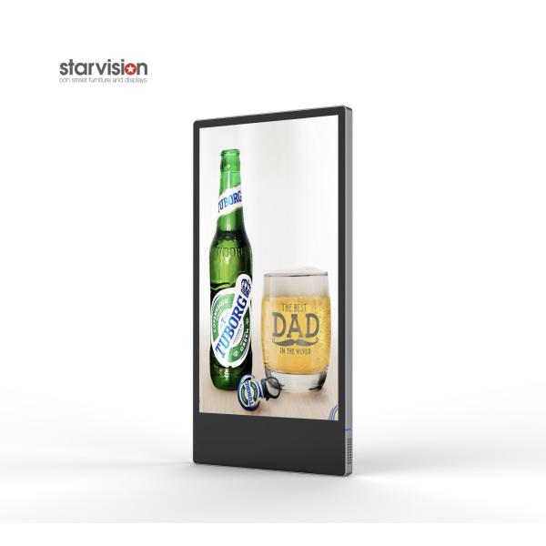 Aluminum Alloy 27 Elevator Digital Signage 250cd/M2 Indoor Digital Advertising