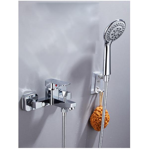 Triple Aluminum Shower Head Square For Bathroom Bathtub Electroplated Copper