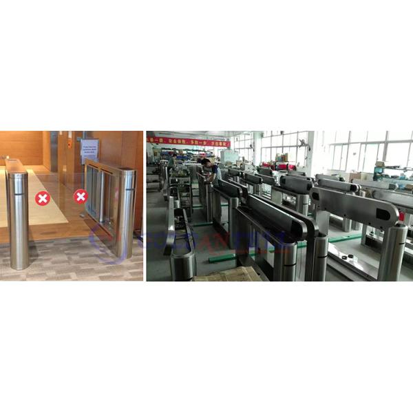 Логотип OEM сползая дверь турникета кода турникета/QR/ворота барьера качания безопасностью/для общественного лобби