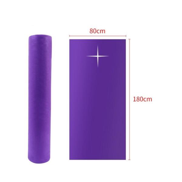 180x80cm Disposable Bedsheet Roll , 20gsm Massage Bed Sheet Cover With Face Hole