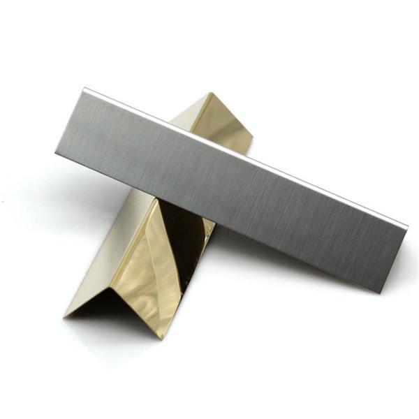 Gold Brush Polished 304 stainless steel tile trim profile round edge corner trim