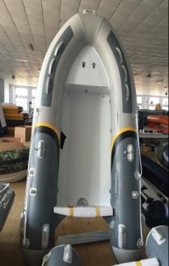 Double flat bottom aluminum hull Heytex PVC tube 300cm length with big front locker