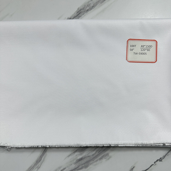 48*150D 120X80 Spun Polyester Fabric 120GSM Poplin T Shirt Fabric