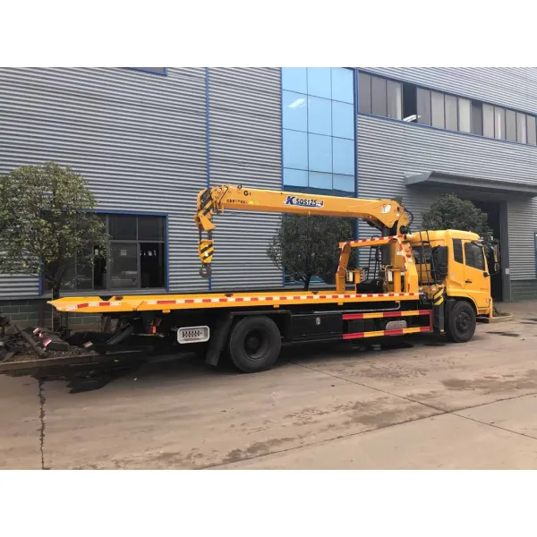 4*2 Dongfeng 8 Ton Truck Crane Knuckle Crane Truck For Construction Work