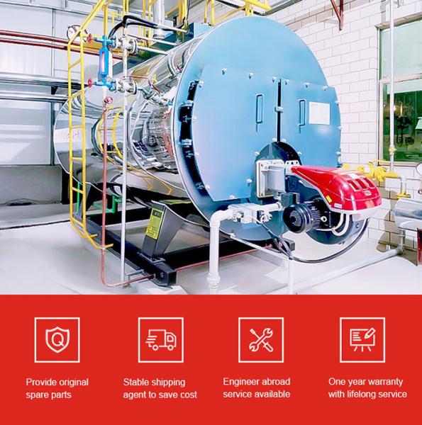 Industrial Fire Tube 2 Ton Gas Fired Steam Boiler For Mushroom Sterilization