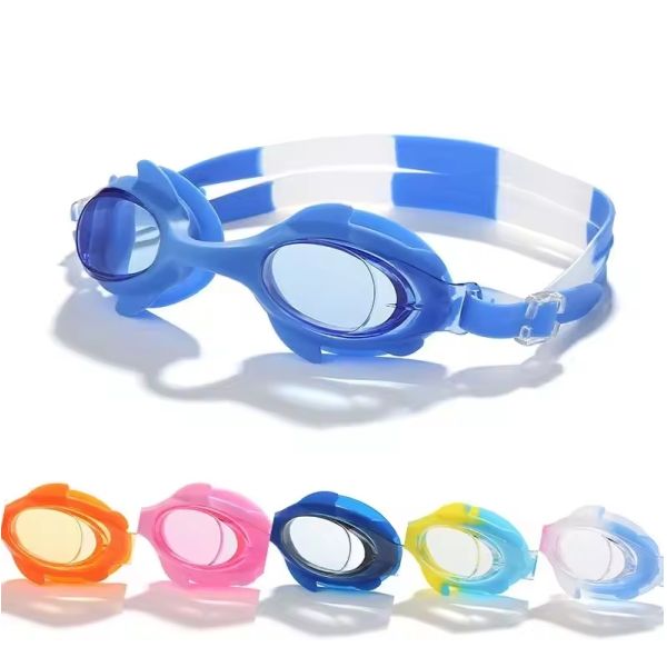 Professional Anti Fog UV Protection Kids Swimming Goggles With Customizable Logo