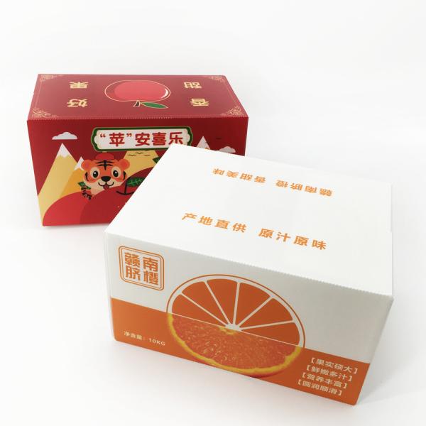 Water Resistant 4mm Fruit Reusable Corrugated Plastic Carton Eco - Friendly