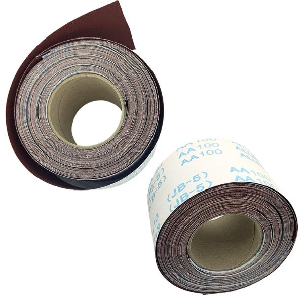 Min 100mm JB5 Aluminum Oxide Abrasive Cloth Roll for Wood Polishing Customized Grit