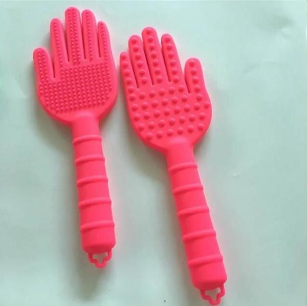 Funny Hands Shaped Body Massage Stick For Health Care With Food Grade Silicone Material