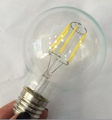 G80 LED Filament Edison Glass Bulbs light Dimmable E14/E26/E27/B22,4W/6W/8W,110v/220v