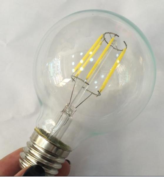 G80 LED Filament Edison Glass Bulbs light Dimmable E14/E26/E27/B22,4W/6W/8W,110v/220v