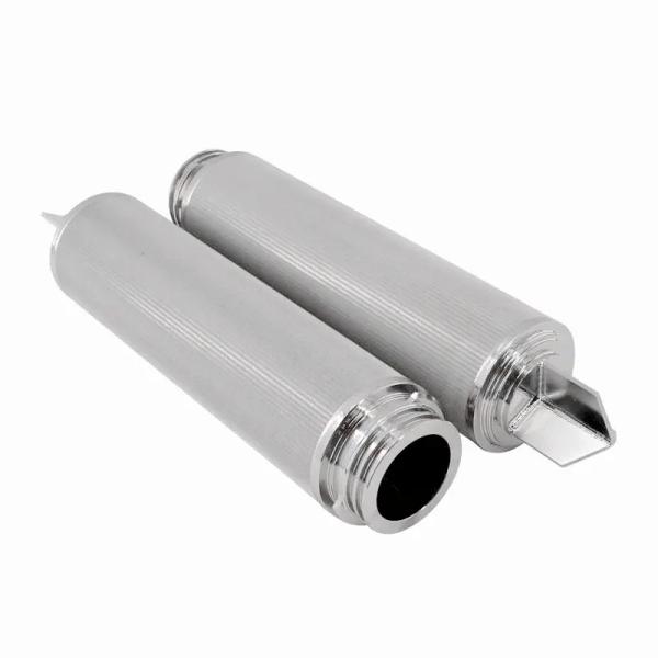 3-200um Stainless Steel Sintered Mesh Filter Element Air Dust Purity