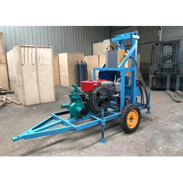 Perforadora de agua portátil de 120 metros con motor diésel