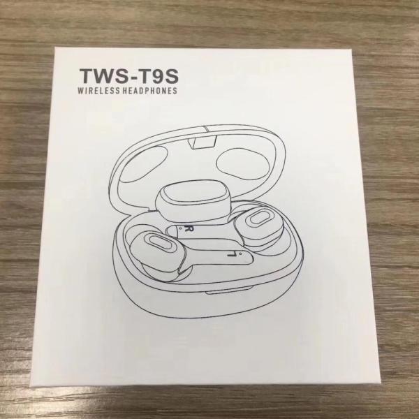 T9S TWS Bluetooth Earphone Stereophonic Binaural Mini Earbuds In-Ear Waterproof Sports Wireless Headphones Bluetooth
