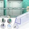 Glass Shower Door Seal Strip Frameless Weatherproof Shower Door Seal Strip Silicone Rubber