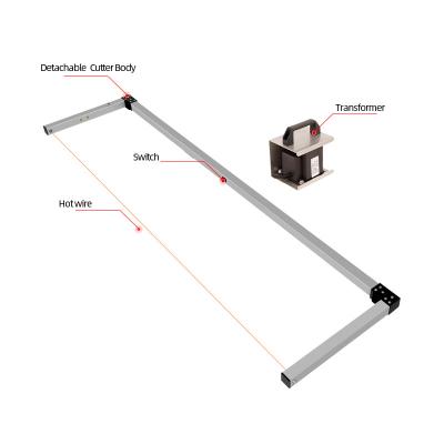 Cortador de espuma de fio quente portátil arco industrial para corte de escultura