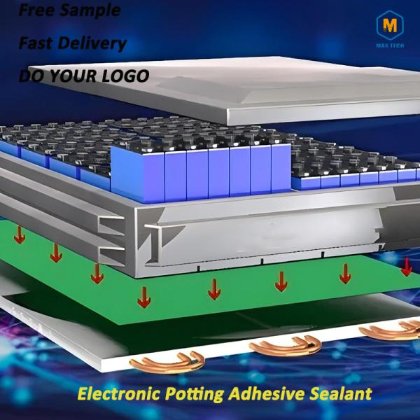 Two-component High Hardness Black Epoxy Resin Potting Adhesive Electronic Devices Electronic Components Epoxy Resin Potting