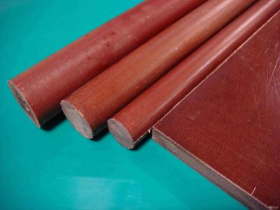 Bakelite Insulation Cotton Rod / Brown Phenolic Rod 1.25-1.40g/Cm3 Density