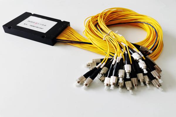 2X32 FC UPC PLC Fiber Splitter 1260NM to1650NM Excellent Environmental Stability