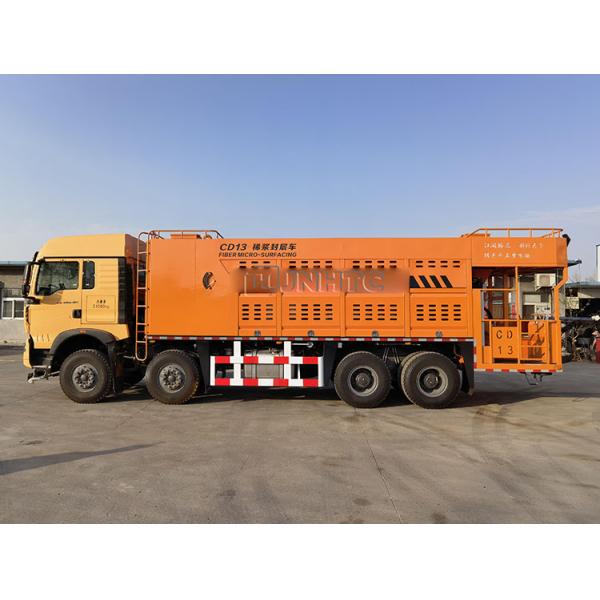Тележка HOWO 8x4 A7 H5 запечатывания Slurry волокна ремонта дорог