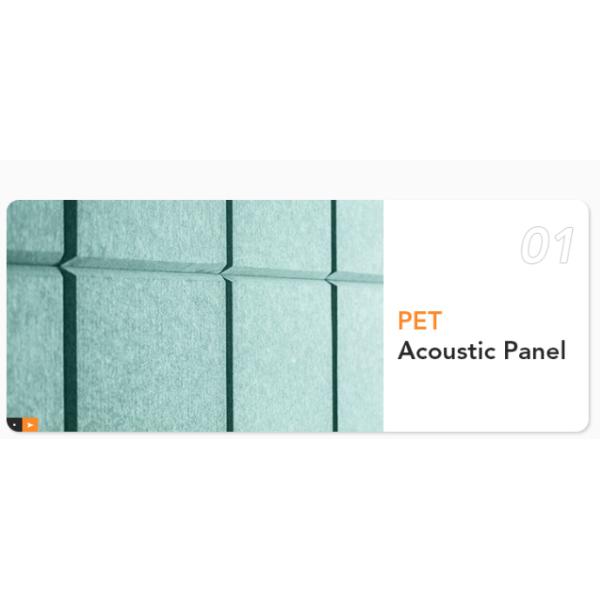 100% Felt Fiber Polyester Soundproof Acoustic Panel for Auditorium Gym Customization