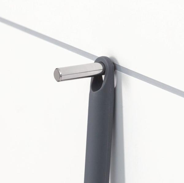 Stainless Steel Window Squeegee With Silicone Blade / Hook